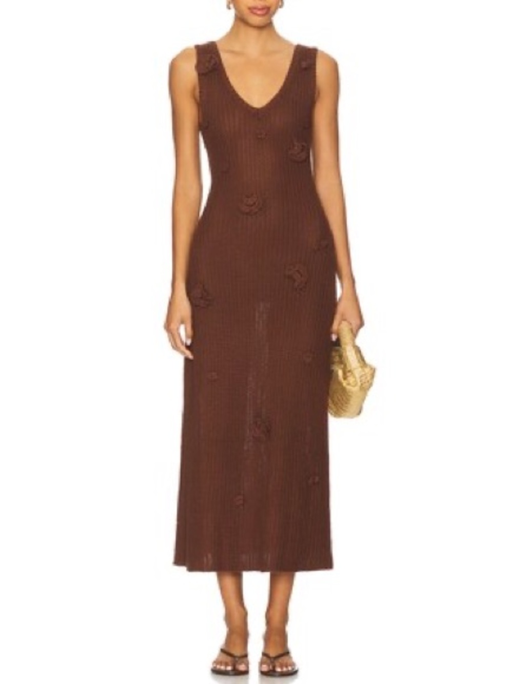 ASTR the label Ainhoa Sweater Dress in Brown